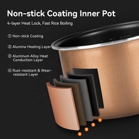 Cuiseur à riz portable multifonction 1,5 L avec cuve antiadhésive, cuiseur vapeur et tasse doseuse – Idéal pour les petites familles – Approvisionnement direct usine