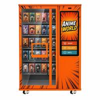 Máquina Expendedora Elevadora, Máquina Expendedora de Juguetes de Caja Sorpresa con Eje XY, Quiosco Minorista Automatizado con Gran Vitrina de Cristal y Pantalla Táctil