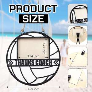 Marco de Fotos de Madera Personalizado, Estilo Rústico, para Fútbol/Béisbol/Baloncesto, Recuerdo Deportivo, Regalo para Cumpleaños de Adolescentes - Product Image 4