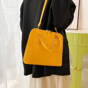 Wholesale Large Capacity Women's Shoulder Crossbody Bag Waterproof PU Handbag High Quality Ladies Tote Hand Bags
