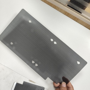 Tùy chỉnh PVC Điều hòa không khí Lọc Fan Tai nghe sừng từ Net chống bụi trường hợp máy tính nhựa Net - Product Image 5