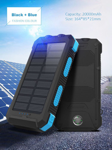 Nieuwe Product Ideeën Dubbele USB Waterdichte Snelle Oplading Ultra Dunne Slimme Mobiele Draagbare Oplader 10000mAh Universele Telefoon <span class=keywords><strong>Solar</strong></span> - Product Image 1