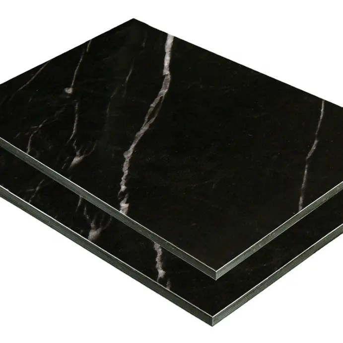Newest design marble color aluminium composite panels ACM ACP for indoor use
