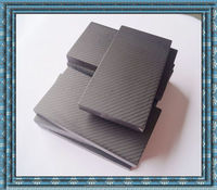 Plaque épaisse CFRP 3K sergé mat sur mesure en vrac 500x500x30mm, haute planéité, pour base de fixation d'automatisation, feuille brute