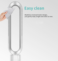 Quạt Không Cánh Cầm Tay Không Tiếng Ồn Thấp Siêu Êm 40 Inch Quạt Làm Mát Sàn Không Có Lá Quạt Đứng Abanico Sin Assas
