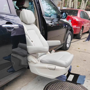 Asiento de Cuero para Coche YLD Welfare, Giratorio y Elevable, para Silla de Ruedas, Personas Mayores y con Discapacidad, para Odyssey Alison, con Soporte y Comodidad Optimizados - Product Image 1