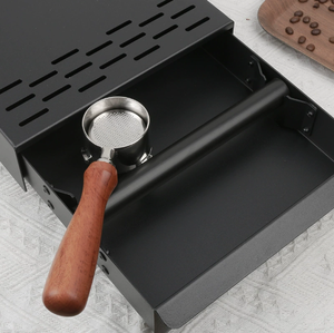 Contenedor de Posos de Café Portátil, Diseño Plano para Baristas, Duradero, Antiderrames, para Encimera, con Sistema de Vaciado Fácil - Product Image 2