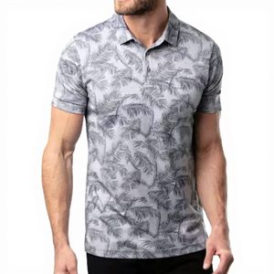 Camiseta de Golf de Manga Corta para Hombre, de Secado Rápido y Transpirable, Personalizable, Lisa, con Diseño de Letras, Poliéster/Algodón, Venta al Por Mayor - Product Image 1