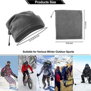 Suministro directo de fábrica, bufanda de poliéster de lana de cordero polar cálido, cinturón retráctil de invierno respetuoso con la piel con característica impermeable - Product Image 3