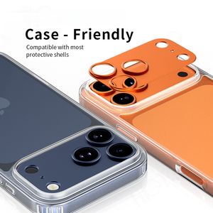 Film d'objectif en métal creux surélevé pour iPhone 17 Pro Max et 17 Air Matte Finish <span class=keywords><strong>Camera</strong></span> Protection Pad Anti-rayures Antichoc - Product Image 3