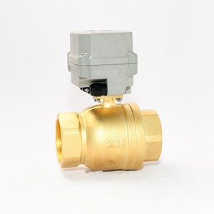 Vanne à boisseau sphérique électrique Tonhe DN50 filetée en laiton normalement fermée normalement ouverte pour l'eau, l'air et les eaux usées - Product Image 5