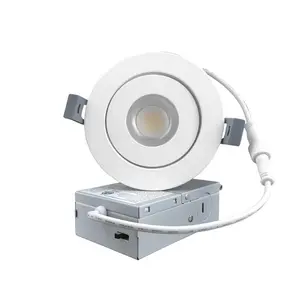 CE CCC ROHS 4 Inch Adjustable Downlight Recessed LED Gimbal Light For Ceiling