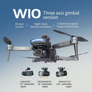 Nueva llegada <span class=keywords><strong>W10</strong></span> Drone 4K cámaras duales GPS flujo óptico HD aéreo <span class=keywords><strong>Pro</strong></span> Quadcopter para tiro estable Drone Kit al aire libre RC Dron - Product Image 6