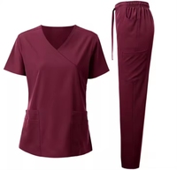 Vente en gros de tenues d'infirmière à manches courtes, uniformes médicaux pour femmes, uniformes d'hôpital, blouses médicales, uniformes OEM
