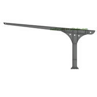 Nouveau Design Moderne Pv Solaire Carport Système De Montage Panneau Solaire Kit De Montage Au Sol Pv Module Support Pv Racking Pile Solaire