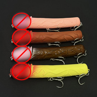 Leurre de pêche artificiel flottant 150mm 45g pour eau salée, type crayon, pour pêche au lancer, pour la pêche au bar et au vairon, wobblers