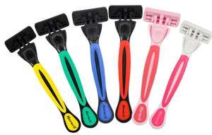 HAOWELL 五军刀片剃须刀剃须刀刀片可替换 OEM 月 + 4/13 盒吸塑 - Product Image 4