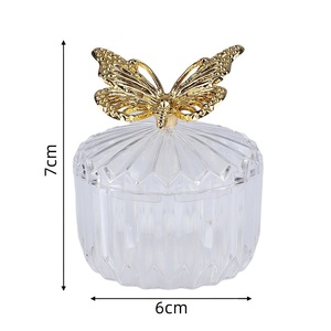 Scatole per Caramelle da Festa, Contenitori Decorativi in Plastica per Regali e Dolcetti, Scatole per Conservazione, Decorazioni per Matrimoni, Baby Shower, Compleanni, Oro Trasparente - Product Image 5