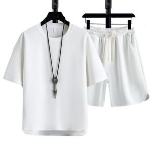 Conjunto Deportivo Personalizado para Hombre, Top Corto de Compresión, Pantalones Cortos para Correr, Camisetas Casuales de Secado Rápido, Conjuntos de Entrenamiento - Product Image 4