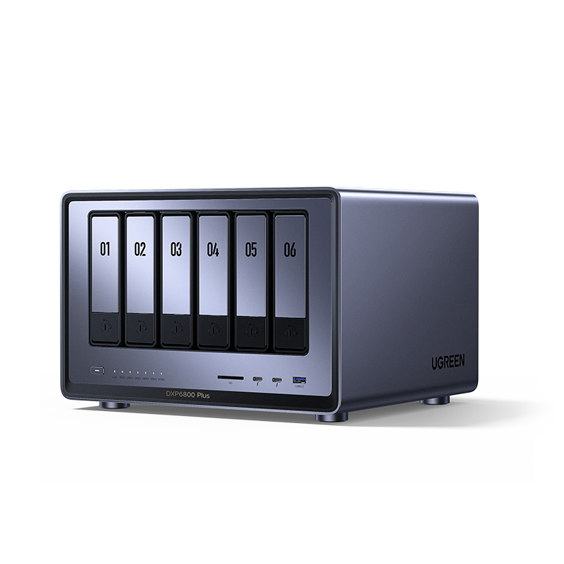 UGREEN DXP6800 Plus 6-Bay NAS with Intel 8505 CPU & 8GB RAM