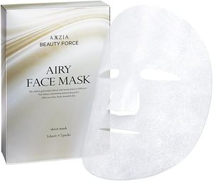 แผ่นมาส์กหน้าญี่ปุ่น Airy 28 ชิ้น แผ่นมาส์กหน้าไหมบำรุงผิว ไนอะซินาไมด์ ไฮยาลูรอนิค แอซิด ผลิตภัณฑ์ดูแลผิวหน้า - Product Image 2