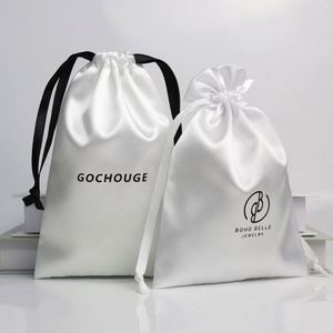 Sac à cheveux personnalisé en velours avec doublure en satin, grand sac cadeau, sacs en velours pour perruques - Product Image 6