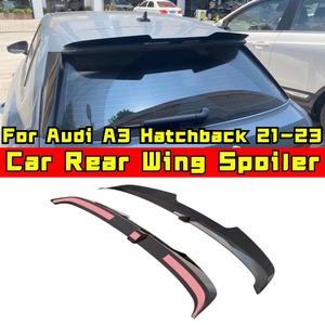 สปอยเลอร์หลังคาสำหรับรถยนต์ A3 อุปกรณ์ตกแต่งรถยนต์สำหรับ Audi A3 hatchback ปี 2021-2023 ชิ้นส่วนดัดแปลงสปอยเลอร์หลังคา - Product Image 1