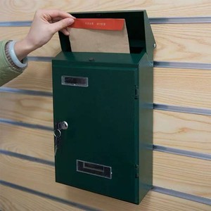 Oem Tùy chỉnh chống trộm hiện đại ngoài trời khu dân cư Hộp Thư thép hộp thư với bài hiện đại tấm chế tạo kim loại - Product Image 6