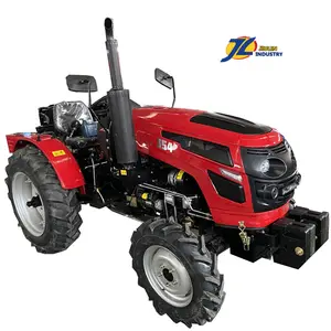 Traktor Pertanian Mini 4wd 35hp 4X4, Peralatan Traktor Pertanian dengan Pemuat Depan