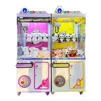 Machine à griffes d'arcade à monnayeur pour jouets, avec peluches et ours en peluche, pour tous les âges, pour centres de jeux