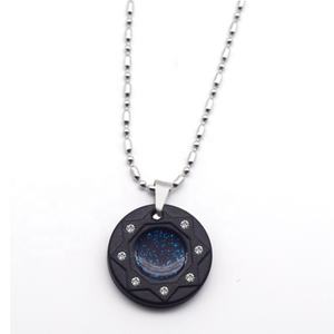 Colgante De ciencia cuántica de piedra de lava, collares, colgante de energía escalar, equilibrio de energía de iones negativos, energía escalar, energía volcánica - Product Image 2