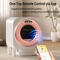 Litière pour chat électrique 75L anti-odeurs, nettoyage facile, intelligente et automatique, avec contrôle WiFi par application et capteur de gravité infrarouge