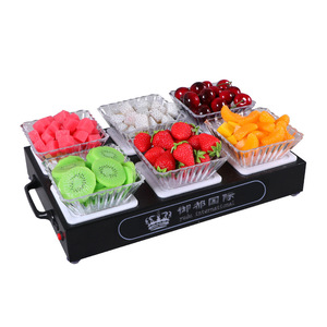 Illuminated Fruit Platter Rack 4 Compartment With Led Light For <b>Bar</b> Ktv <b>Snack</b> Display - Product Image 5