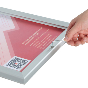 Nhà Sản Xuất 32Mm Có Thể Khóa Nhôm <span class=keywords><strong>Snap</strong></span> Khung Allen Key Tamperproof An Ninh Bảng Quảng Cáo Poster Khung - Product Image 6