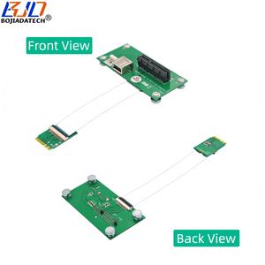 Venta al por mayor 90 grados PCI-E X4 ranura USB <span class=keywords><strong>2</strong></span>,0 conector a NGFF <span class=keywords><strong>M</strong></span>.<span class=keywords><strong>2</strong></span> clave A + E adaptador tarjeta vertical con Cable FPC en Stock - Product Image 4