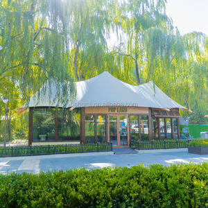 Sinoyurt moderno <span class=keywords><strong>yurta</strong></span> hogar de lujo mongol 5M 6m casa glamping tienda para acampar - Product Image 5