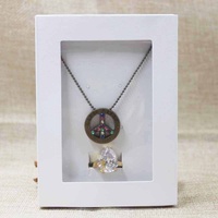 Boîte en papier simple multicolore pour bijoux colliers lunettes montres estampage emballage cadeau