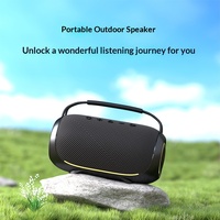Nouvelle enceinte sans fil Bluetooth 40W portable, RGB, pour extérieur et bureau, haute puissance, basses profondes, subwoofer