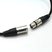 Câble de microphone XLR de haute qualité 3 broches femelle à 3 broches mâle câble blindé équilibré pour équipement audio et sonore