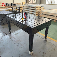 Système de serrage modulaire 3D D28 haute résistance nitruré, table de travail industrielle anti-rouille pour la fabrication et la soudure