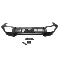 Diffuseur arrière en fibre de carbone style AC G14 G15 G16 avec éclairage pour BMW Série 8 2018-2022
