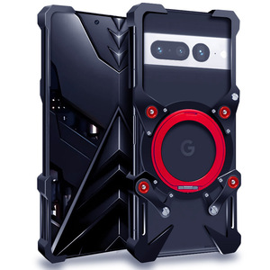 Nouvelle <span class=keywords><strong>coque</strong></span> de téléphone portable en métal creux à la mode avec support, <span class=keywords><strong>coque</strong></span> de protection arrière <span class=keywords><strong>pour</strong></span> <span class=keywords><strong>Google</strong></span> <span class=keywords><strong>Pixel</strong></span> <span class=keywords><strong>7</strong></span> <span class=keywords><strong>Pro</strong></span> - Product Image 1