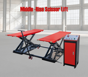 Dijual gunting pengangkat tengah portabel gunting kendaraan bergerak pengangkat mobil - Product Image 3