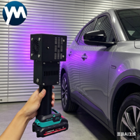 Lámpara de Inspección UV LED Recargable de 100W, Profesional para Pintura de Automóviles, Luz de Secado UV Portátil de Alta Potencia