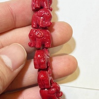 Perles d'éléphant en poudre de coquillage naturel en gros, perles intercalaires colorées en vrac pour la fabrication de bijoux DIY, bracelets et colliers