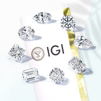 Color blanco D VVS VS Forma de pera Diamante sintético HPHT CVD IGI Certificado Excelente corte Diamantes cultivados en laboratorio