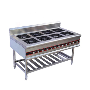 Commercial Kitchen 6 Burner Free Standing Gas Cooker Black, LPG Burner Cooker Gas Stove LPG Gas Cooker Stove