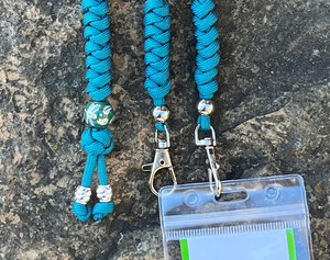 Custom Hand Strap Accessory ID Badge <b>Lanyard</b> With Breakaway Clasp Teal Dragonfly Enamel Bead Hanging Neck Universal <b>Lanyard</b> - Product Image 6