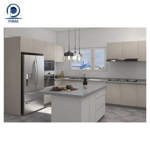 Armoire de cuisine sur mesure Armoire de cuisine modulaire avec portes Accessoires d'armoires de cuisine Jolie pour villa résidentielle - Product Image 2