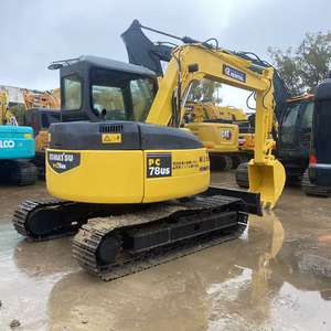 Excavator Mini <span class=keywords><strong>Komatsu</strong></span> PC78US Crawler <span class=keywords><strong>Dozer</strong></span> Blade Bekas Harga Murah 8 Ton Berat Operasi dengan Motor Gearbox PLC Komponen Inti - Product Image 3